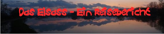 Sonnenuntergang über den Vogesen im Elsass