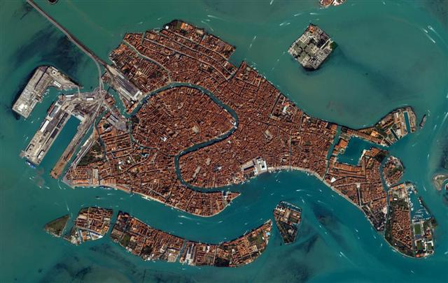 Luftaufnahme von Venedig